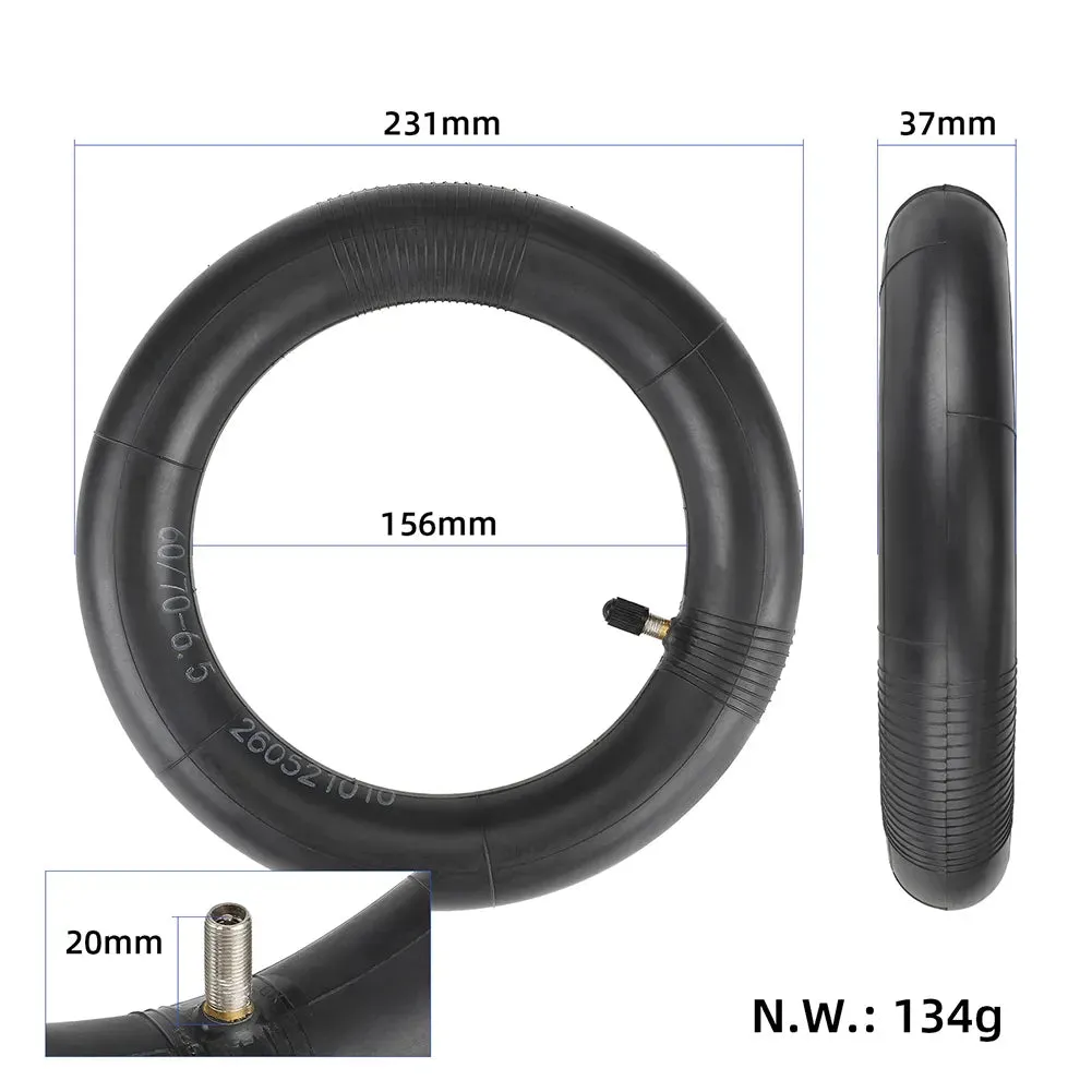 1 Pc Electric Scooter Inner Tube Max G30 Electric Scooter 10 Inch Straight Mouth Inflatable Inner Tube Front Rear Tyre