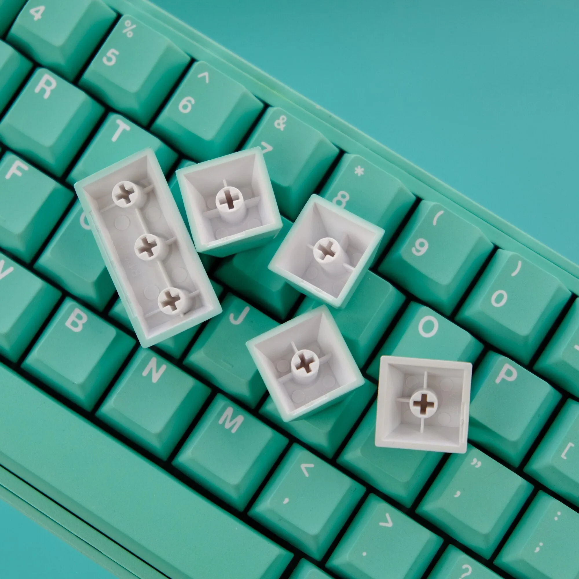 129 Keys  green keycaps set  |  Cherry profile keycaps set | Mechanical keyboard