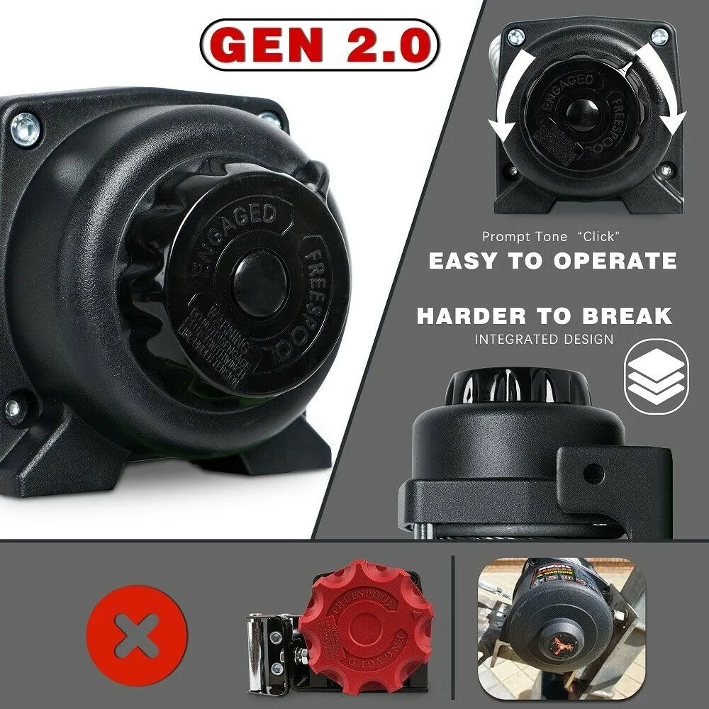 12V 4500LB Electric Winch w/ Steel Cable & Wireless Remote X-BULL