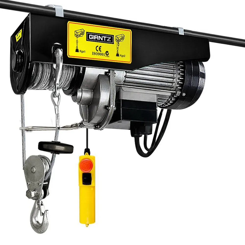 1300w Electric Hoist winch - Black