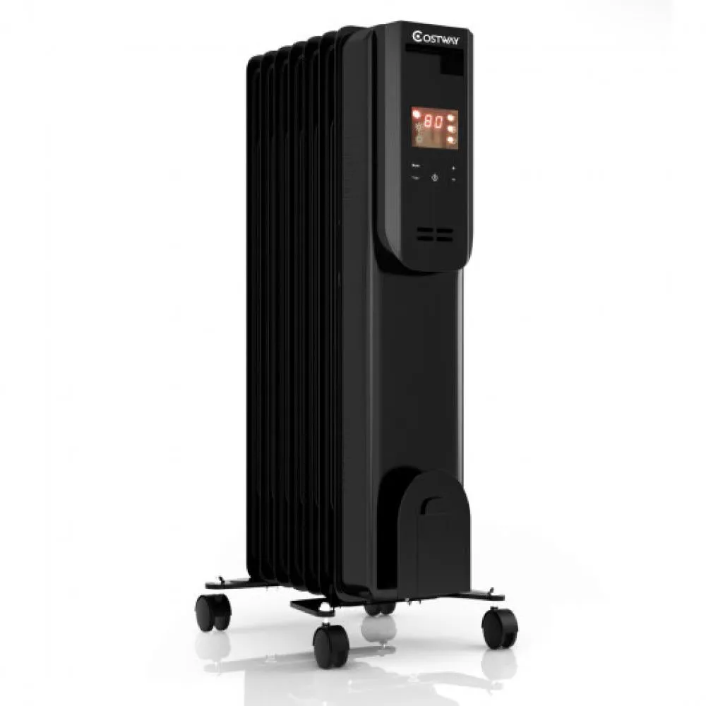 1500W LCD Electric Radiator Heater with Remote Control