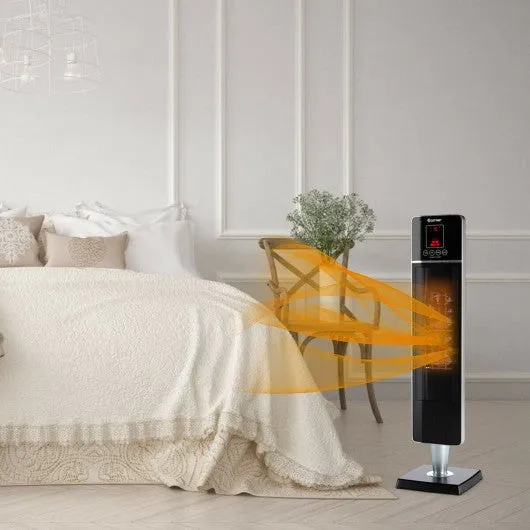 1500W Portable Tower Heater w/ Timer Remote Control