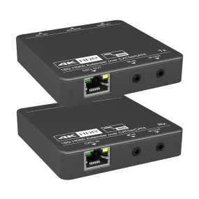 18G HDMI V2.0 Extender Over CAT5e/CAT6 Bi-directional Signal Up to 230 Feet