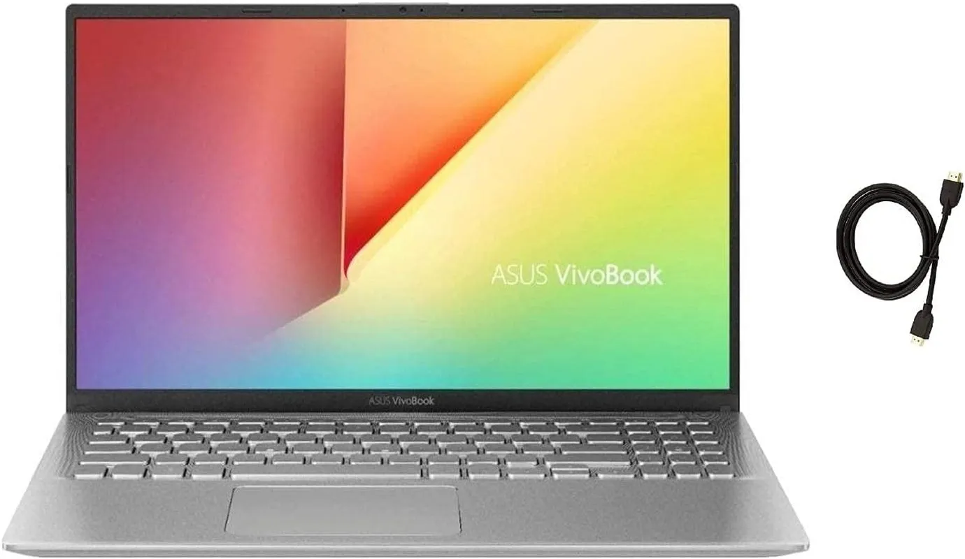 2021 Asus Vivobook S17 S712JA 17.3" FHD Premium Laptop, 10Th Gen Intel Quad-Core I5-1035G1 Upto 3.6Ghz, 8GB RAM, 128GB Pcie SSD Boot   1TB HDD, Backlit Keyboard, Windows 10 Home   HDMI Cable