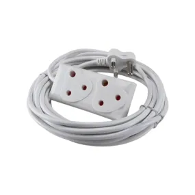 20m Extension Electrical Cord with 2x3pin Sockets SPSSX20NA