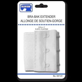 2in Bra Bak Extender White