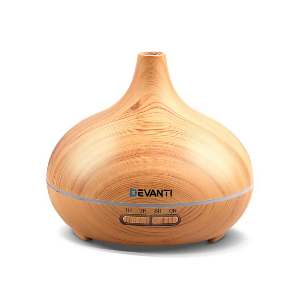 300ml 4 in 1 Aroma Diffuser - Light Wood