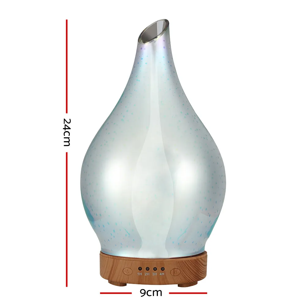 3D LED Aroma Diffuser Humidifier 100ml Ultrasonic - Devanti