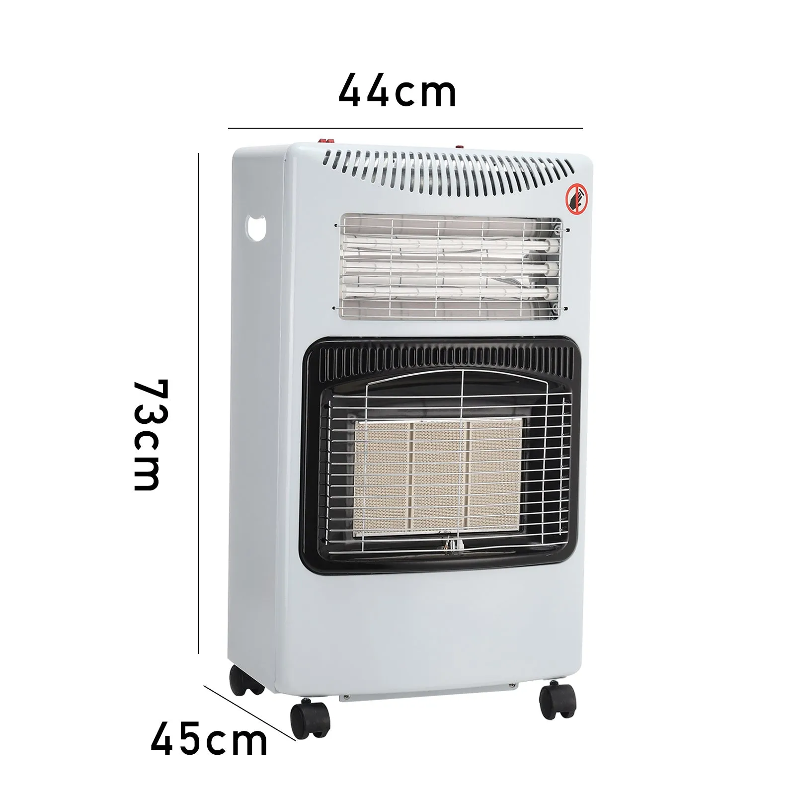 4.2KW Electric and Gas Heater Movable Tank Cabin with Ceramic Infrared Heater