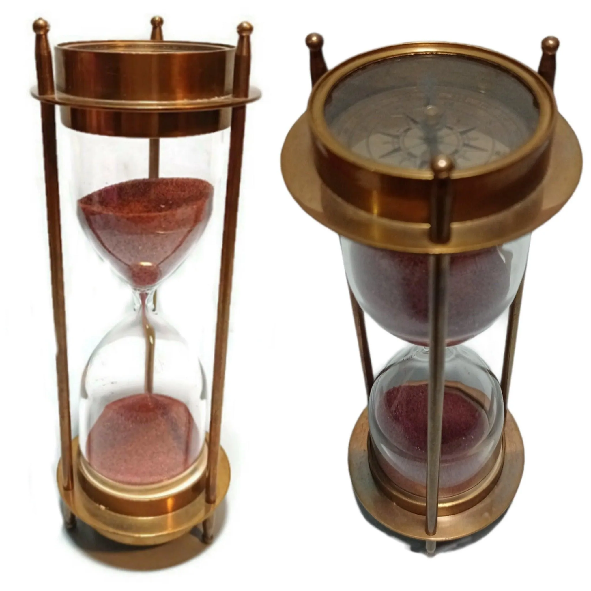 5 Minutes Brass Sand Timer Hourglass Timer