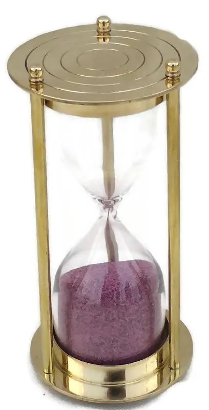 5 Minutes Brass Sand Timer Hourglass