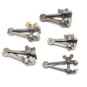 5x Old Small Hand / Finger Clamps