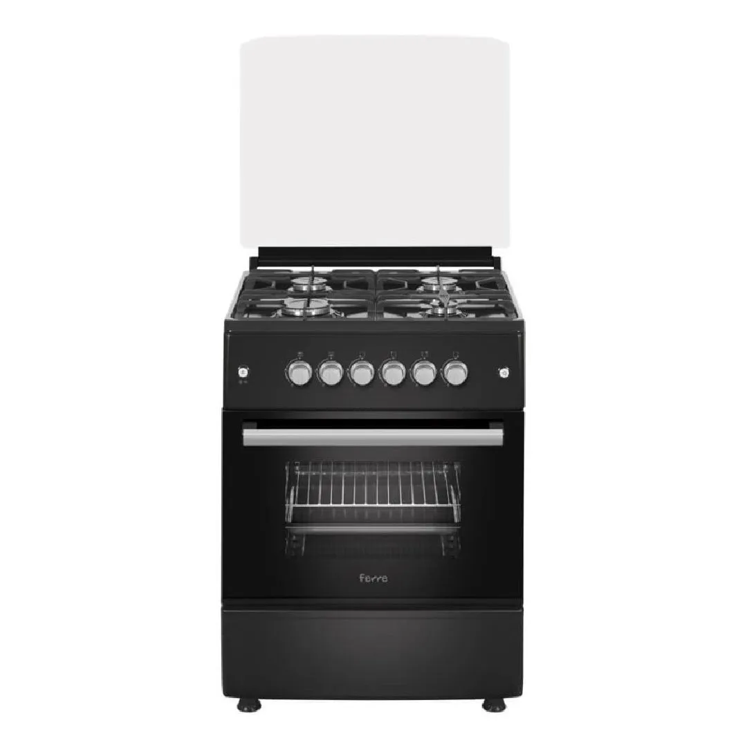 60×60 Free Standing Cooker, Black