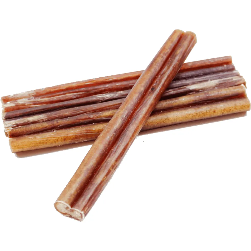 6" Thin Bully Sticks for Small & Medium Dogs