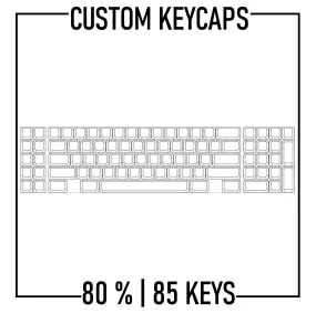 80% Custom Keycaps Set ( ANSI | 85 Keys )