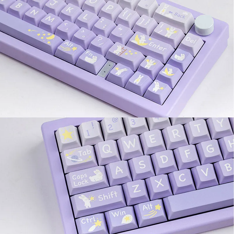 A Rabbit Reaching For The Stars Keycap Set Cherry Profile 138 Keys