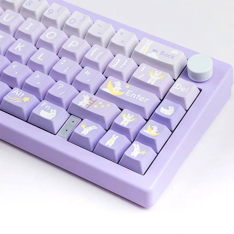 A Rabbit Reaching For The Stars Keycap Set Cherry Profile 138 Keys