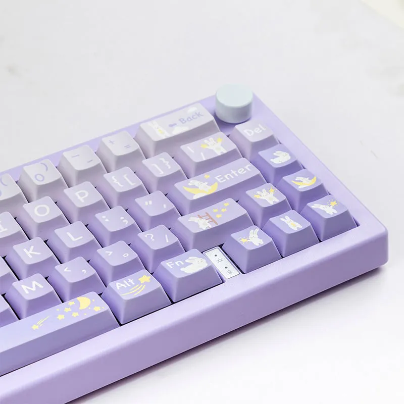 A Rabbit Reaching For The Stars Keycap Set Cherry Profile 138 Keys