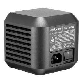 AC26 Mains Power Adapter for Godox AD600Pro, AD600ProII and PiXAPRO CITI600Pro