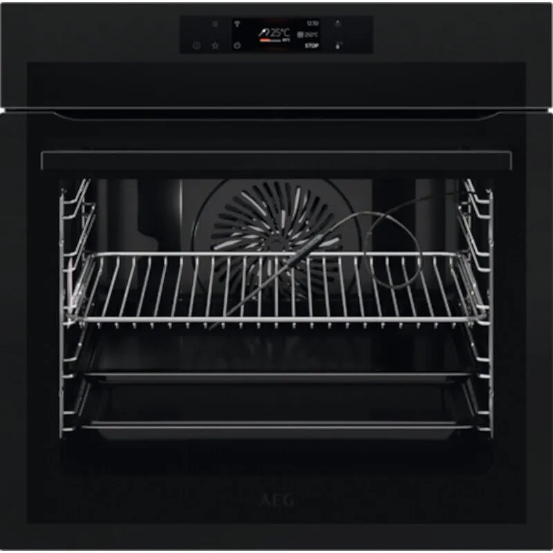 AEG BPE748380T Built In Single Oven Electric - Matt Black