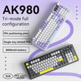 AJAZZ AK980 TFT Display Wireless Mechanical Keyboard