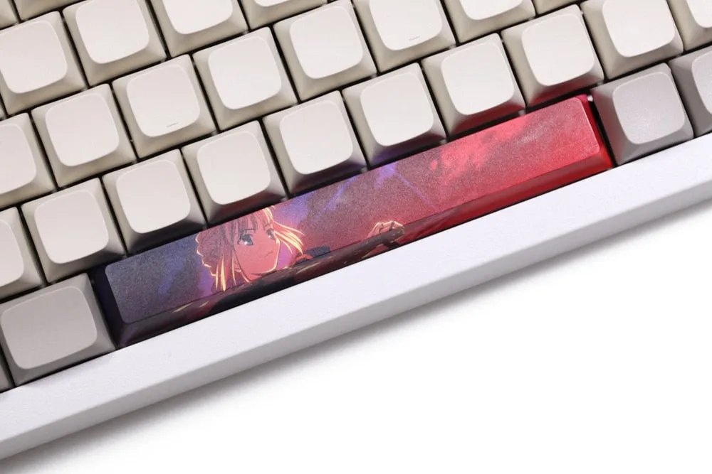 Allover dye subbed Keycap Novelty 6.25u spacebar pbt for keyboard EliAyase Sabe