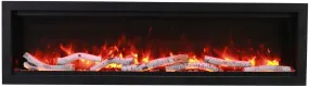 Amantii Symmetry Bespoke 34 Indoor / Outdoor Built-in Electric Fireplace