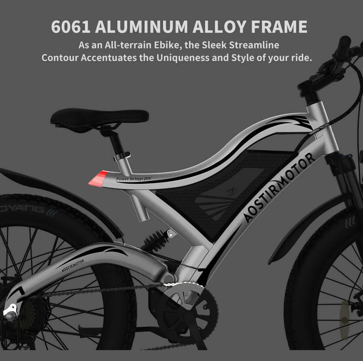 Aostirmotor S18 Fat Tire All Terrain Electric Mountain Bike