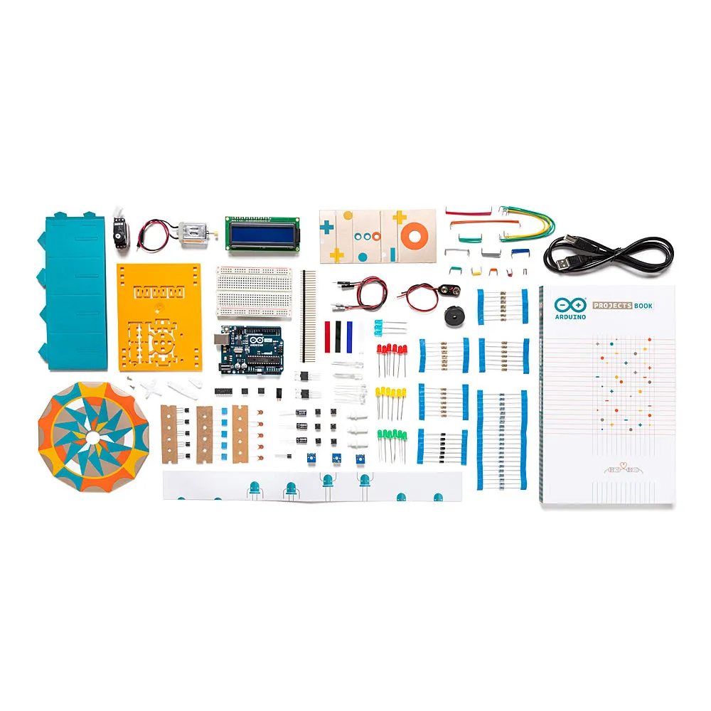 Arduino Starter Kit with 170 Pages Project Book