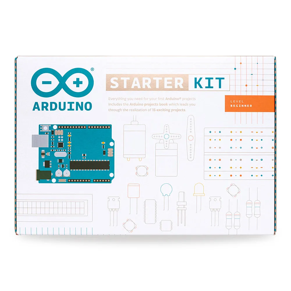 Arduino Starter Kit with 170 Pages Project Book