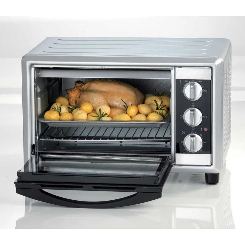 Ariete, Electric Oven, 1380 Watts, 20 L, Double Glass, Silver