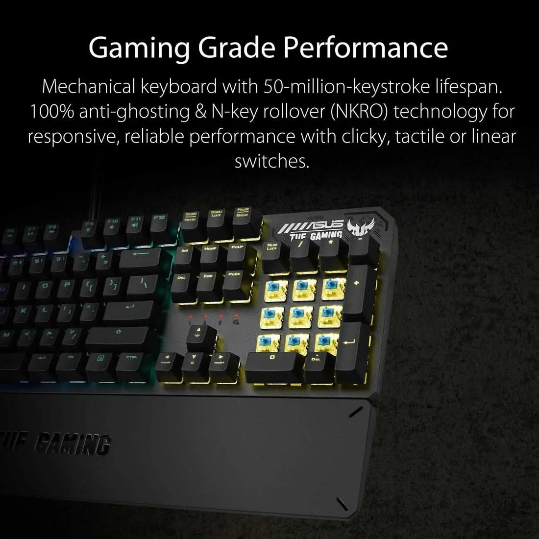 ASUS TUF GAMING K3 MECHANICAL GAMING KEYBOARD