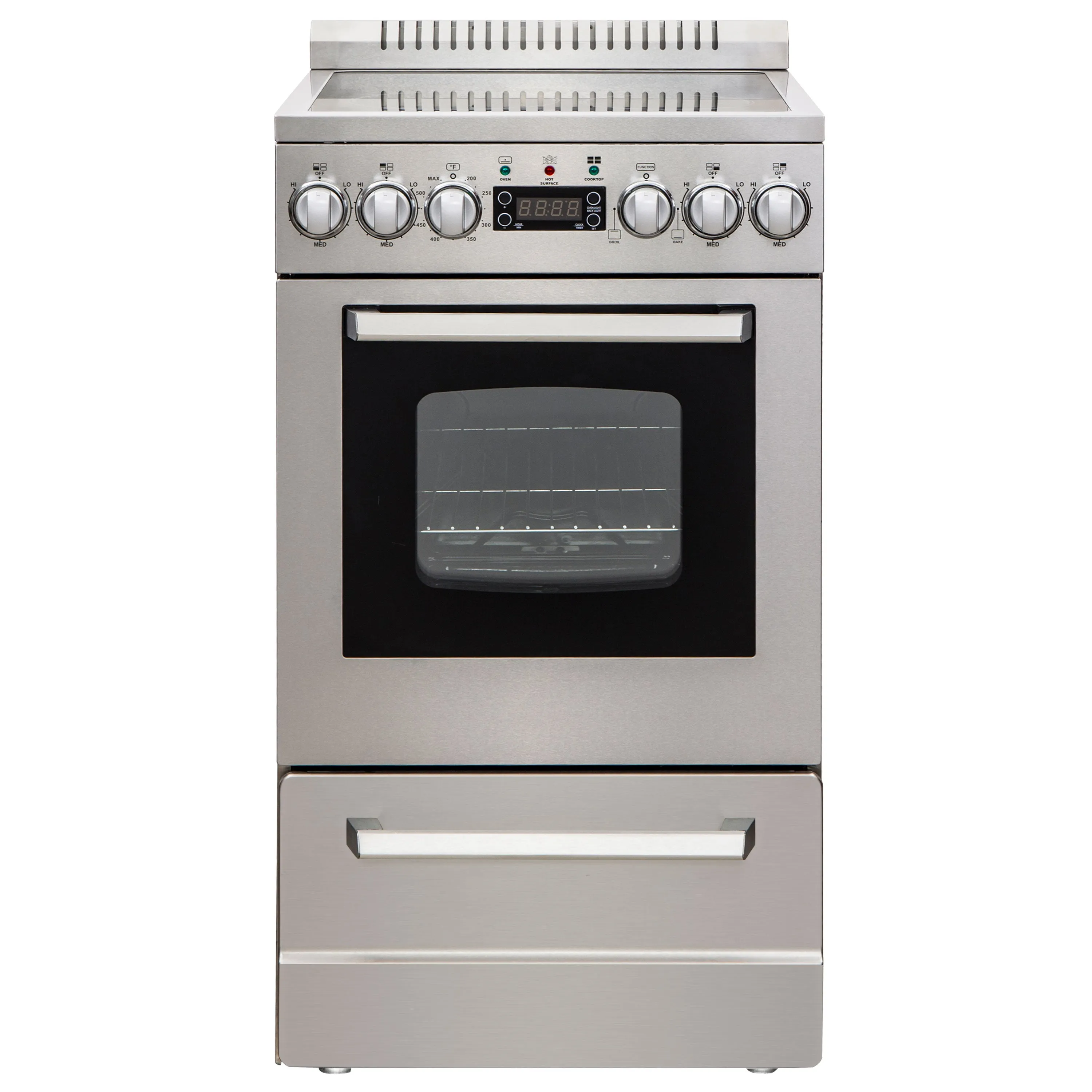 Avanti - DER20P3S, Avanti ELITE Series 20" Electric Range Oven, in Stainless Steel