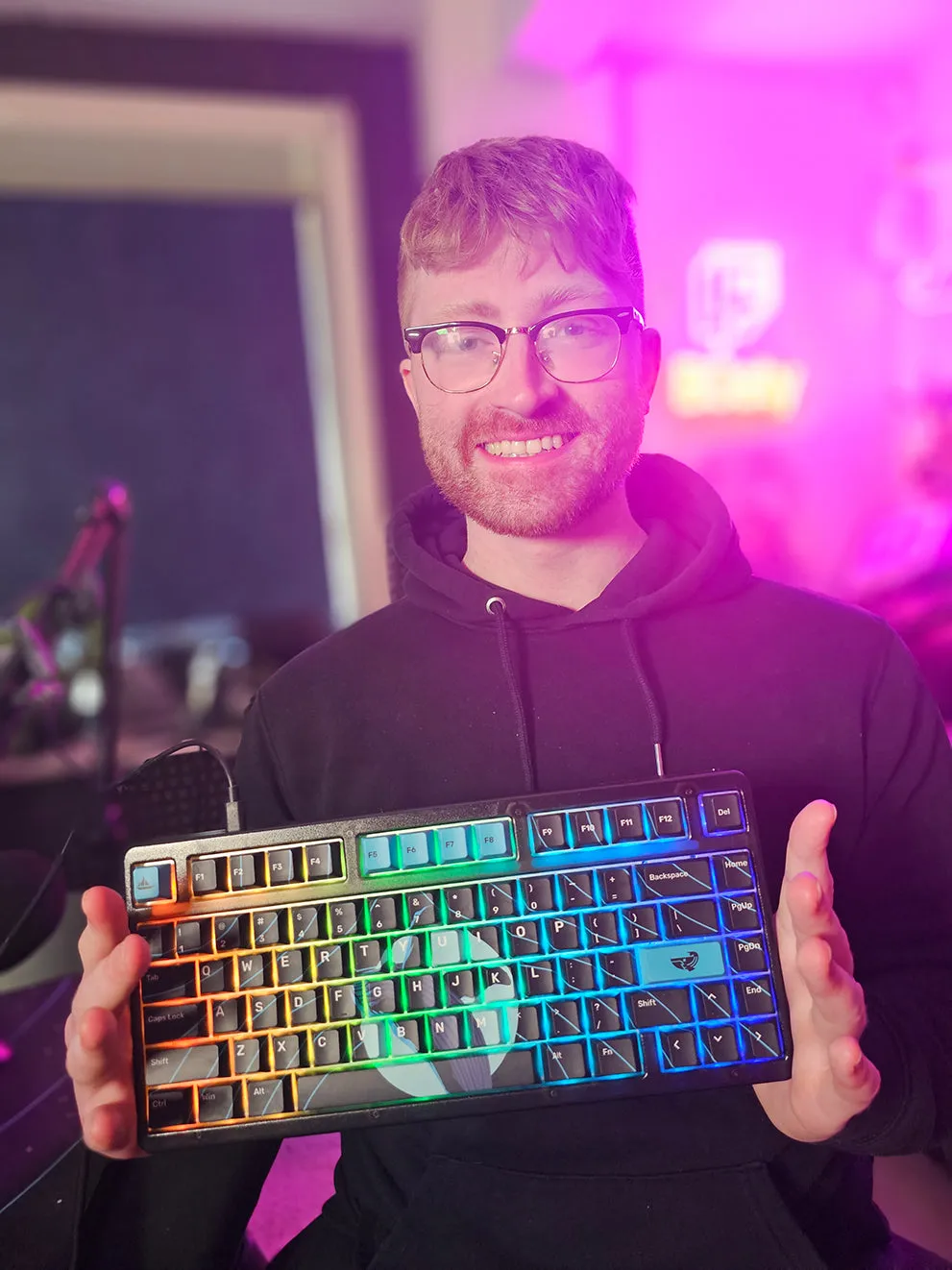 B0aty X Ghost K75 Keyboard Combo - Constellation