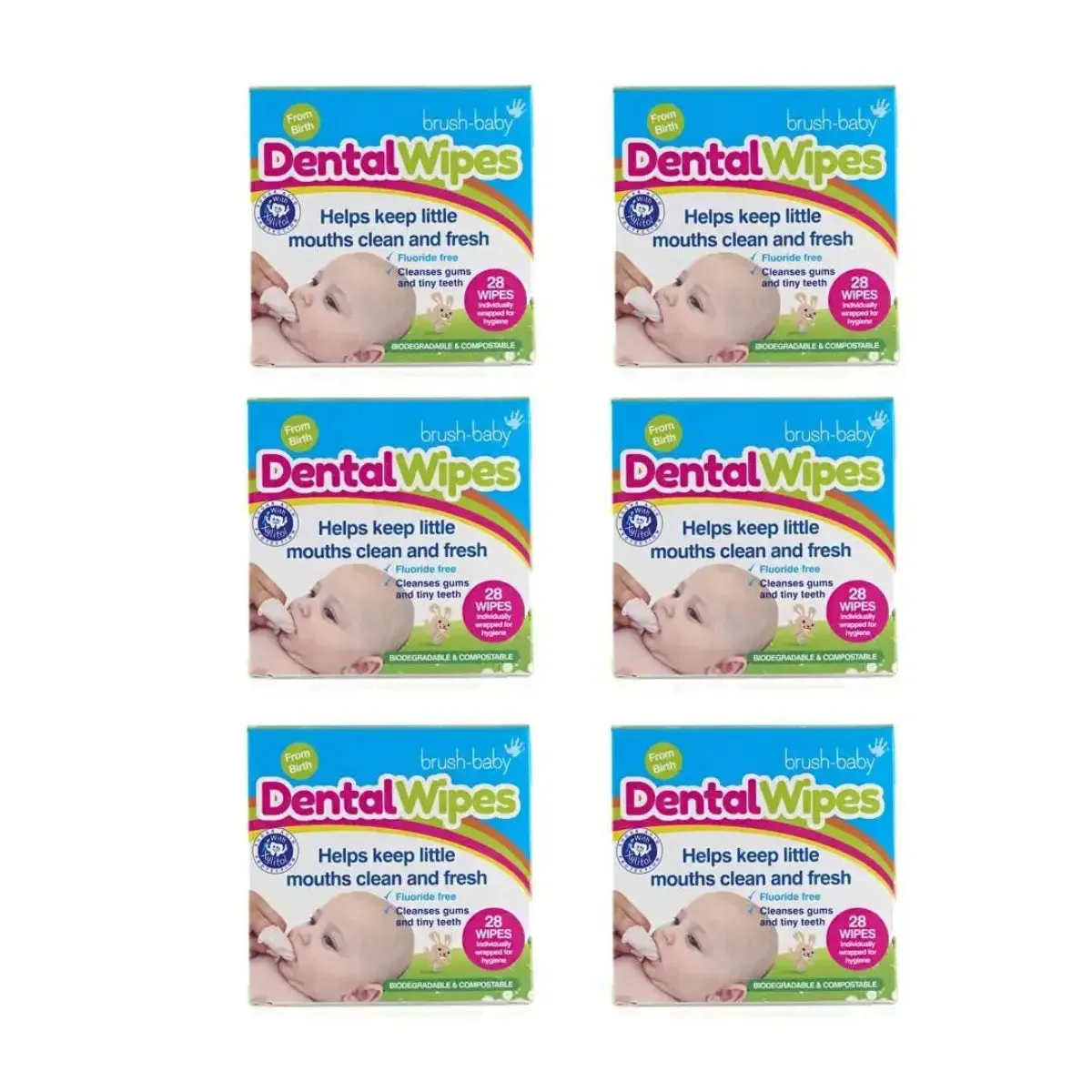 Baby Dental Wipes™ | Baby Gum & Tooth Wipes - 6 Pack