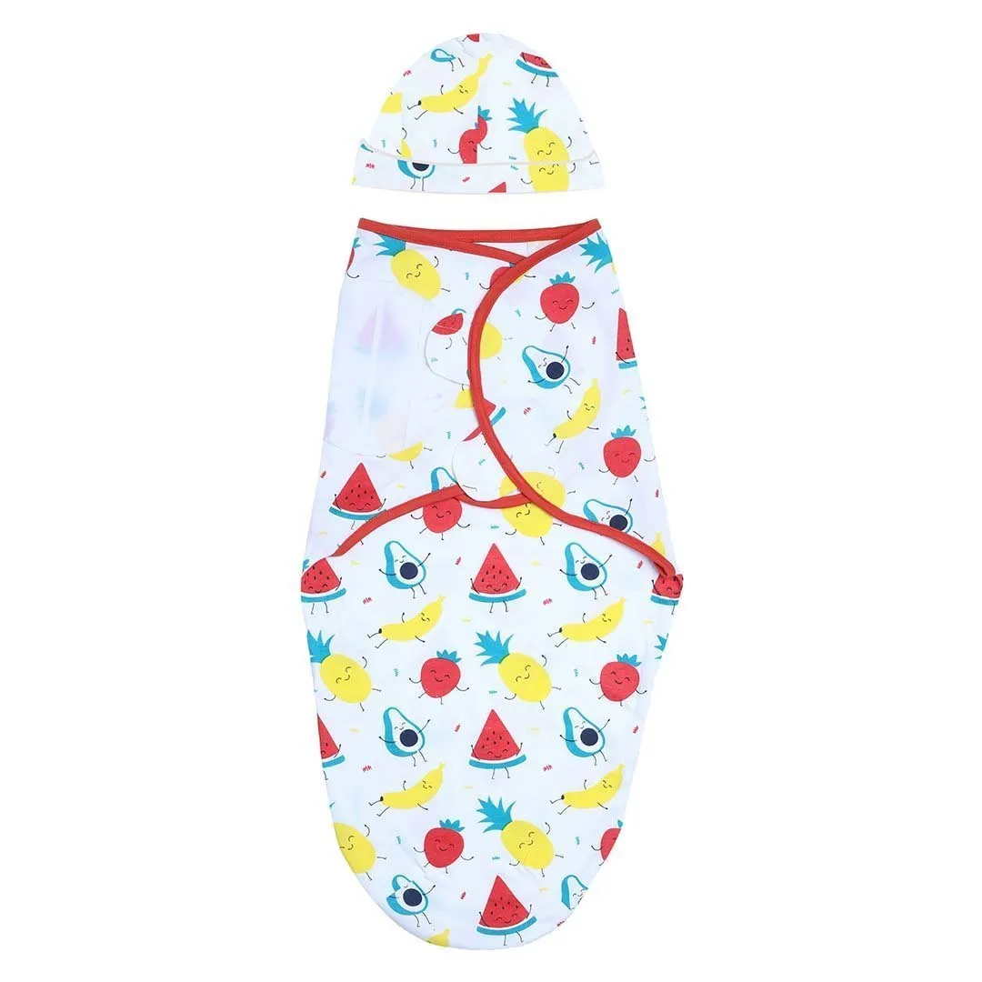 Baby Swaddle Combo- Hello Bear & Fruity Cutie