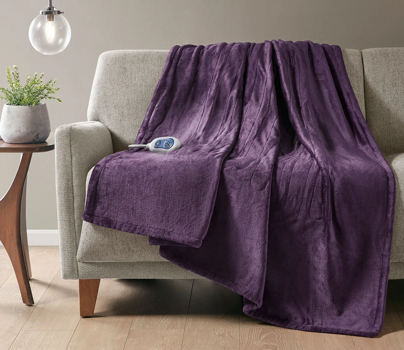 Beautyrest Heated Plush Throw