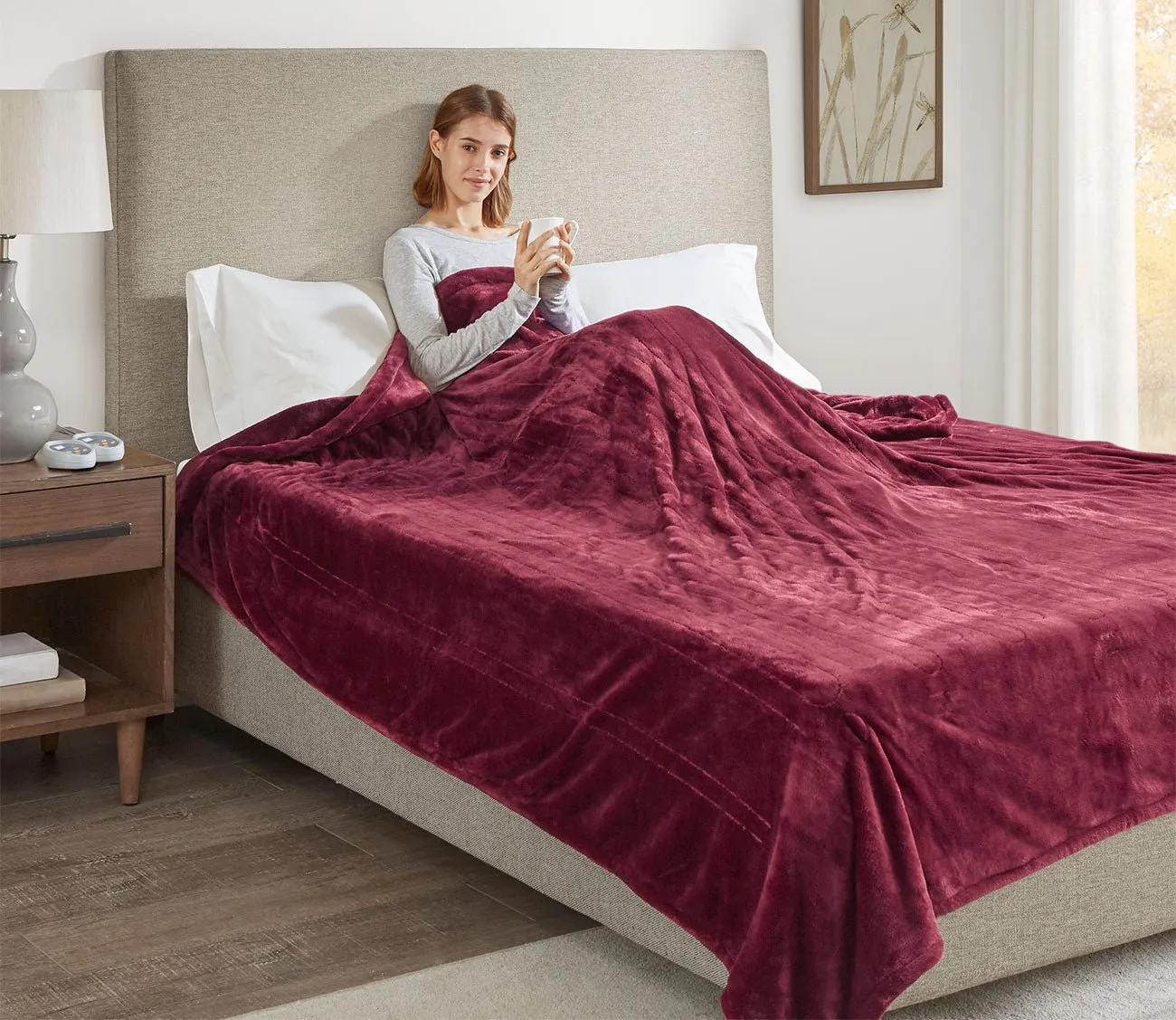 Beautyrest Heated Plush Throw