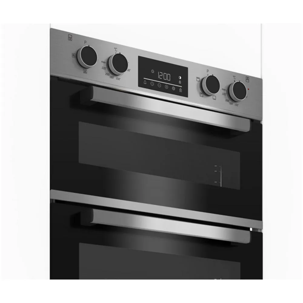 Beko CTFY22309X 59.4cm Built under Electric Double Oven - Stainless Steel