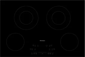 Blomberg Appliances CTE30410 30" Electric Cooktop, 4 Burner, Touch Controls