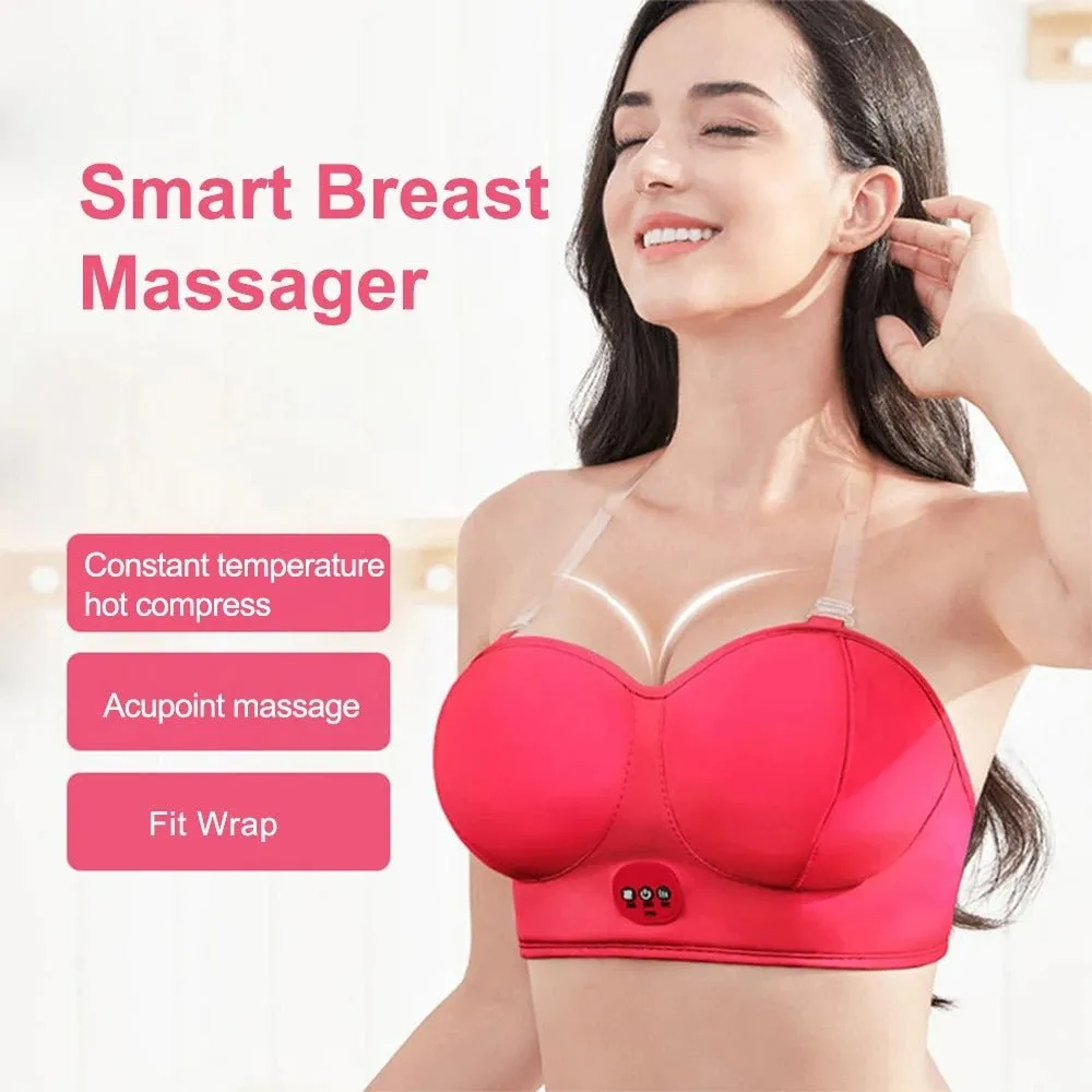 Blossom Up Electric Bust Massager - Electric Breast Massager, Wireless Wearable Bra Chest Massager, Anti Sagging Breast, Breast Enlargement Machine