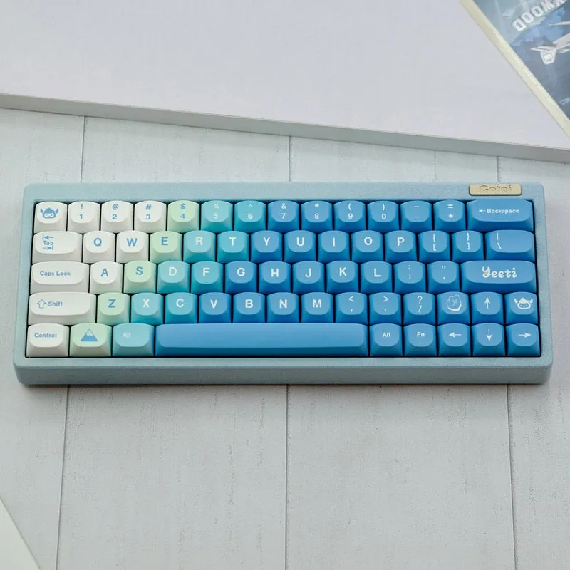 Blue keycaps set