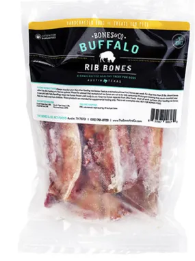 Bones & Co Buffalo Rib Bones 4 Pack