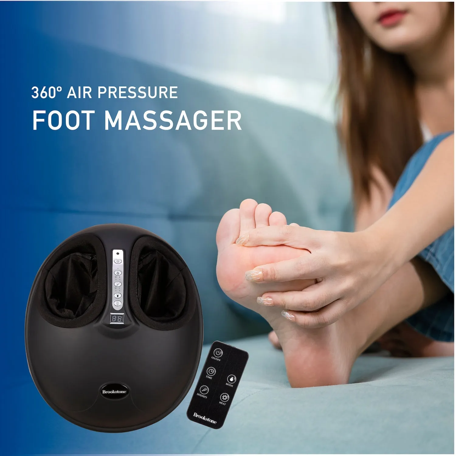 Brookstone 360 Air Pressure Foot Massager