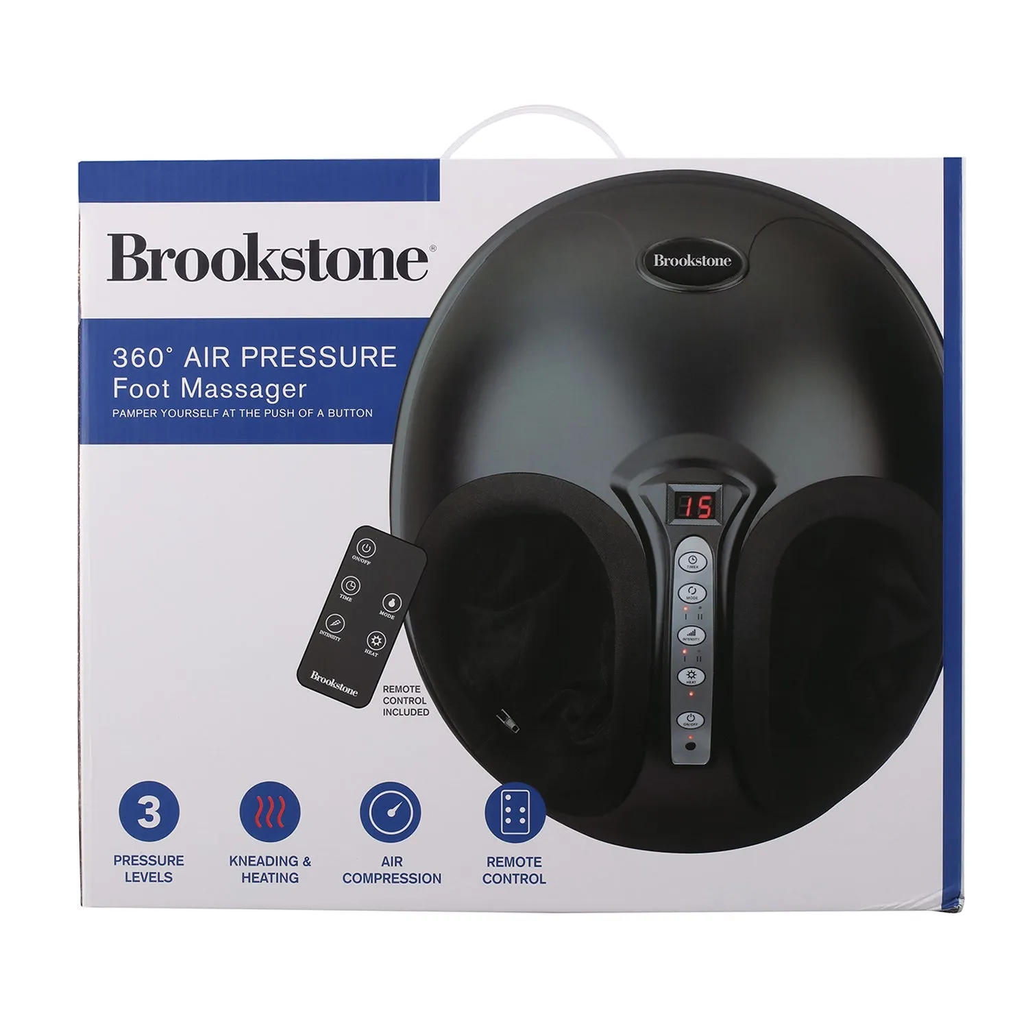 Brookstone 360 Air Pressure Foot Massager