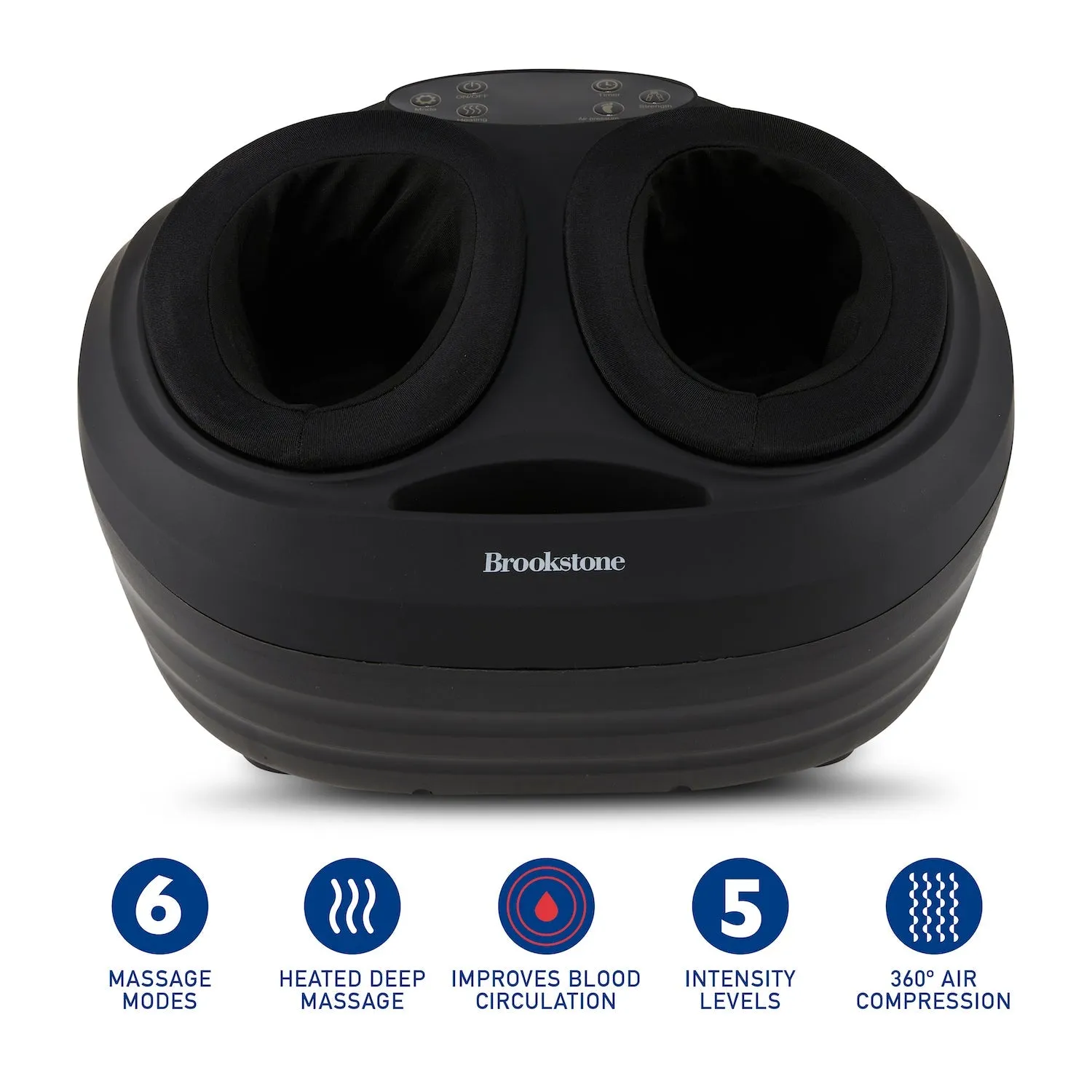 Brookstone Shiatsu Foot Massager with Heat & Air Compression