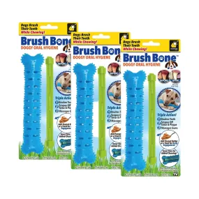 BrushBone - Dog Toothbrush Bone - Three Pack