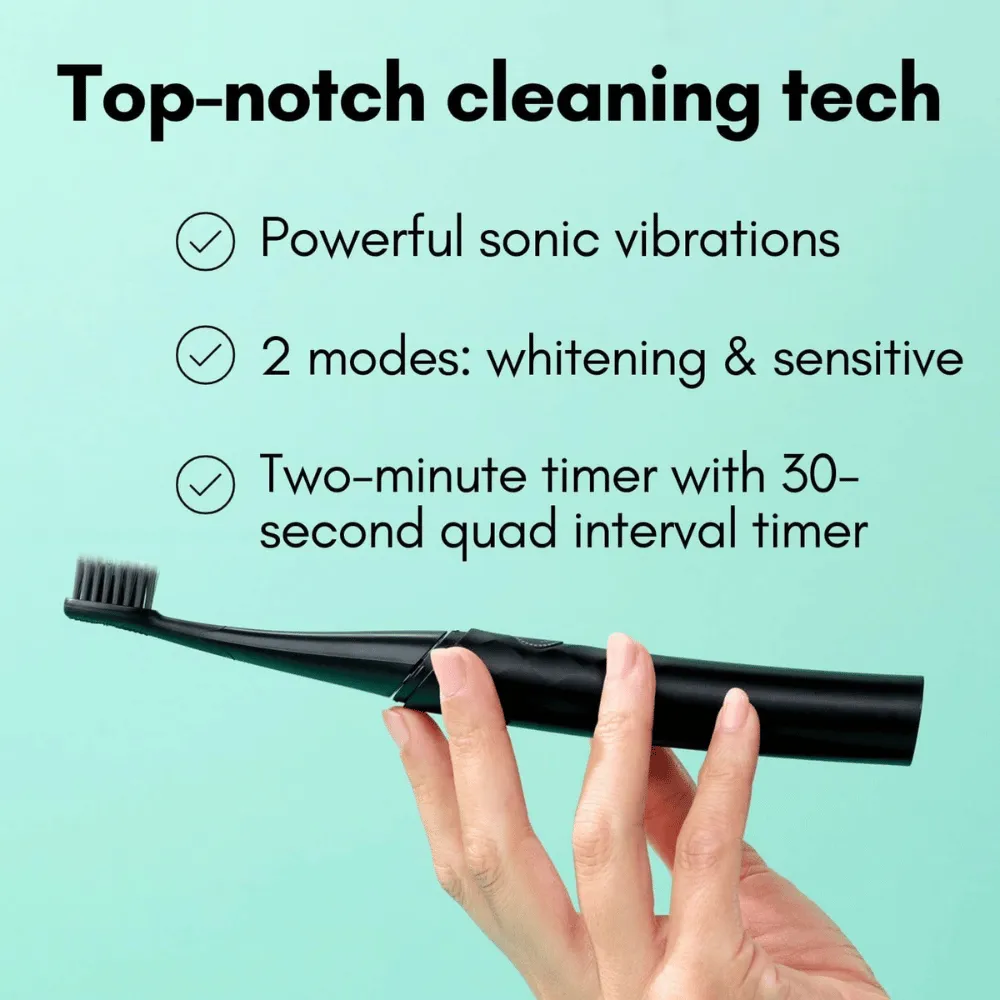 Burst Curve Sonic Toothbrush - Black