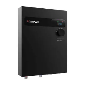 Camplux Whole House Electric Tankless Water Heater 27kW | Black