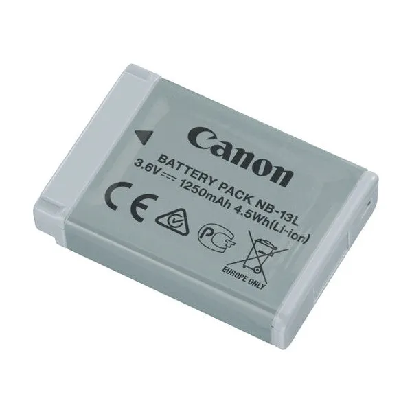 Canon NB-13L Lithium-Ion Battery Pack (3.6V, 1250mAh)